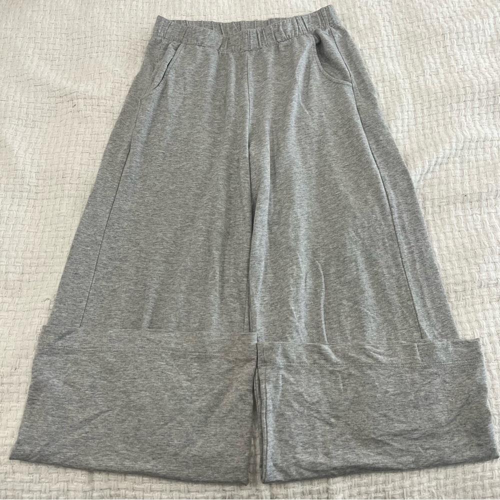 Lisa Bayne Wide Leg Sweatpants Light Gray Women’s XS EUC
